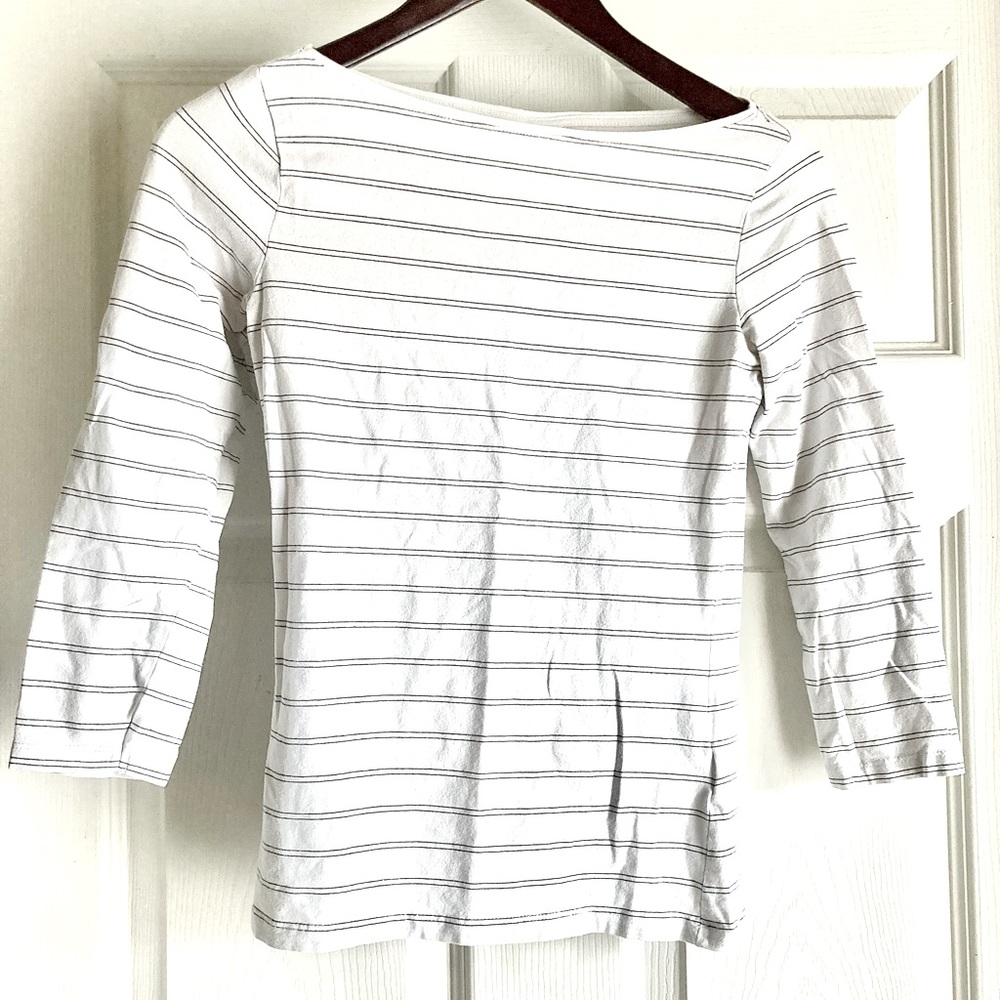 ❌SOLD❌ H&M Striped Boatneck